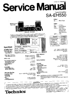 Technics - SAEH-550 - Service manual 